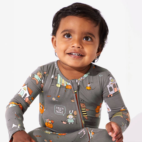 Bamboo Convertible Footie - Trick or Treaters