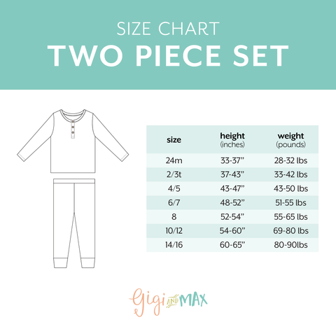 Savannah Ruffle Bamboo Girls Lounge Set