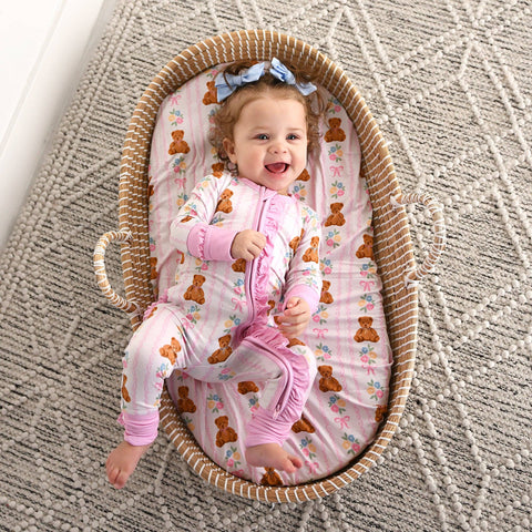 Gillian Ruffle Zip Bamboo Pajama