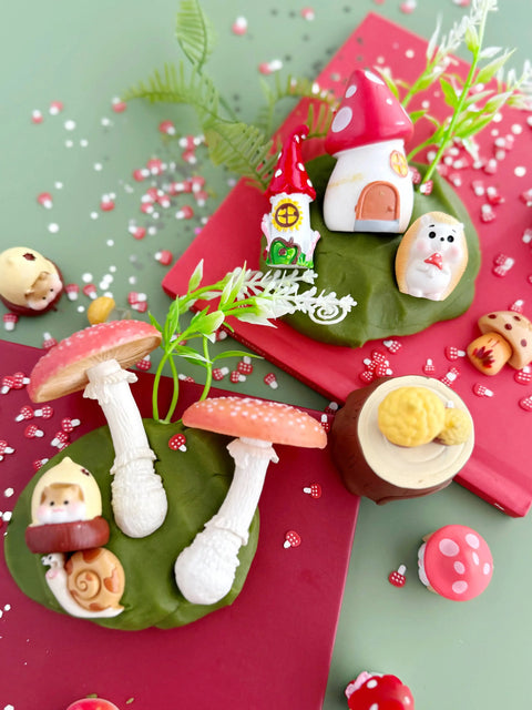 Mushroom Meadow Play Dough Kit