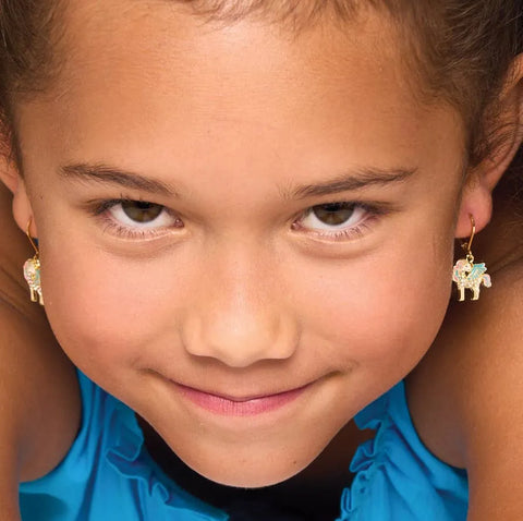 Lever Back Earrings | Crystal Unicorn Magic