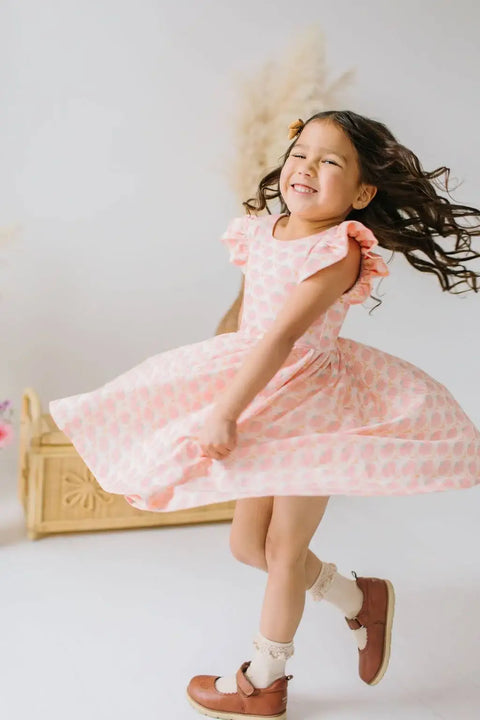 Olivia Dress in Petal Pop