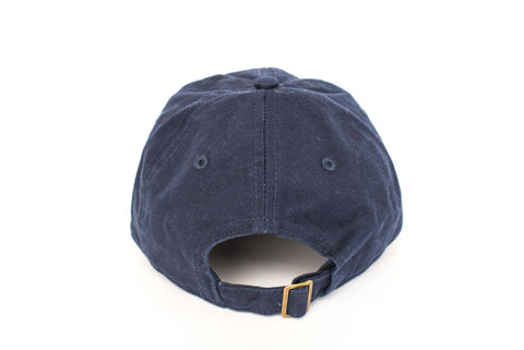 Navy Teddy Bear Patch Baseball Hat for Kids