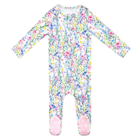 Zip-Up Footie Pajama - Josie