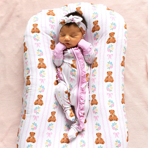 Gillian Ruffle Zip Bamboo Pajama