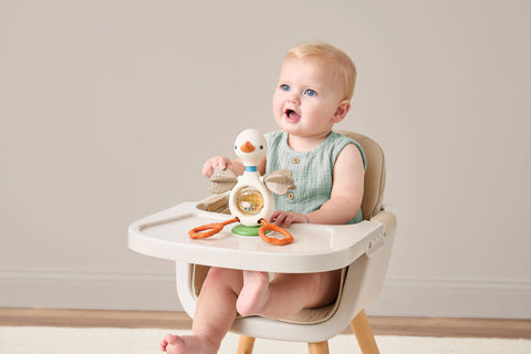 Itzy Twist & Bop™ High Chair Sensory Toy - Goose