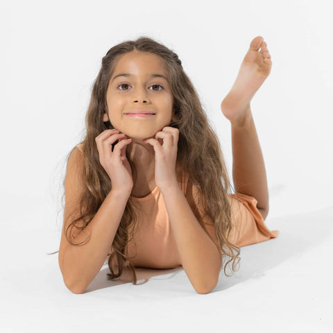 Sleeveless Bamboo Dress - Peach Fuzz