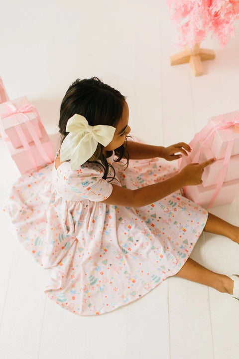 Puff Dress in Sugar Plum
