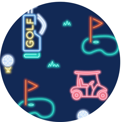 Neon Golf Kids Pajama