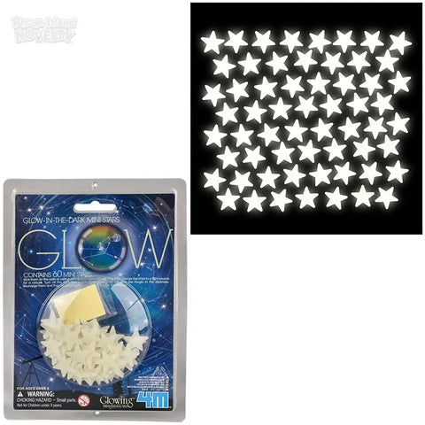 Glow-in-the-Dark Mini Stars Wall Decals