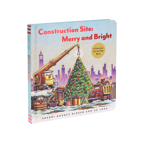 Construction Site Merry & Bright Christmas Book