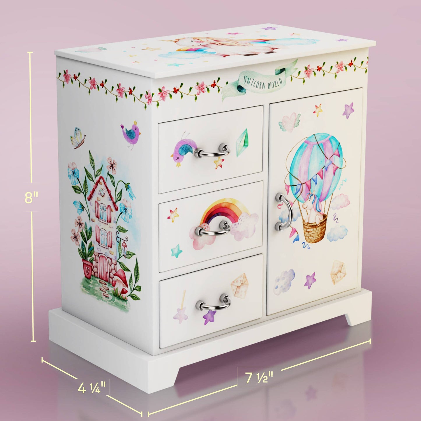 Unicorn Musical Jewelry Box