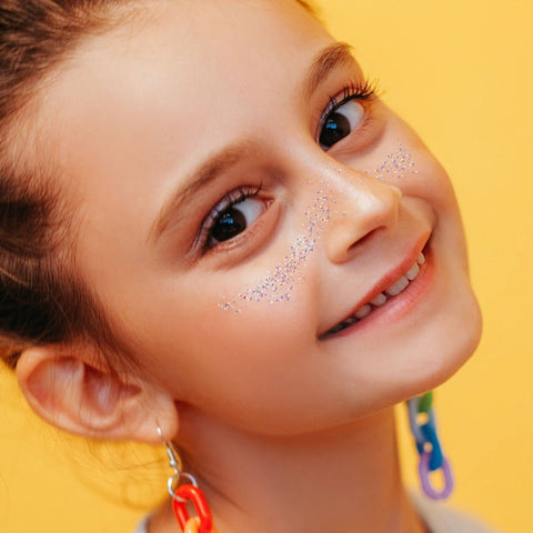 Super Sparkly Hair & Body Fine Glitter Gel - White