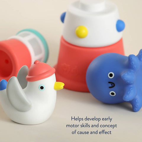 Itzy Stack & Squirt™ - Bath & Water Toy