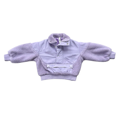 Sherpa Pullover - Lavender Fog