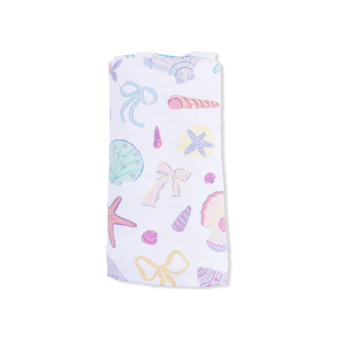 Bamboo Swaddle Blanket - Beach Days