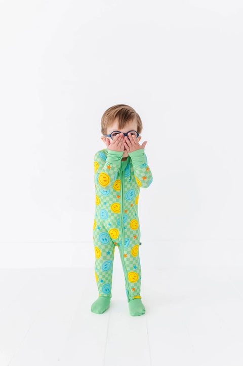 Electric Smiles Convertible Footies