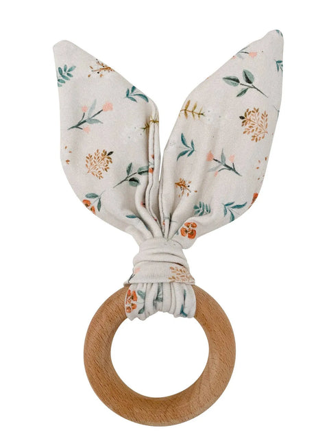 Crinkle Bunny Ears Teether: Poppy