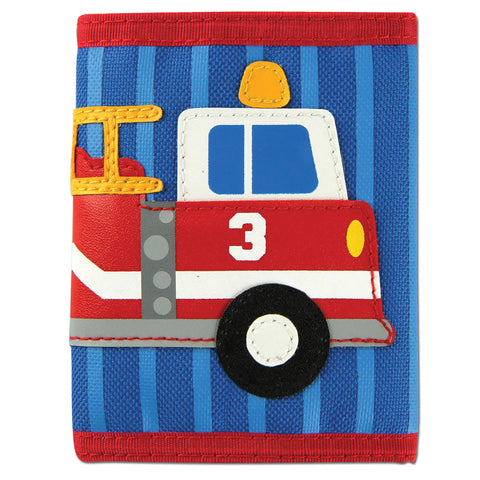Kids Tri-Fold Wallet - Shark Blue
