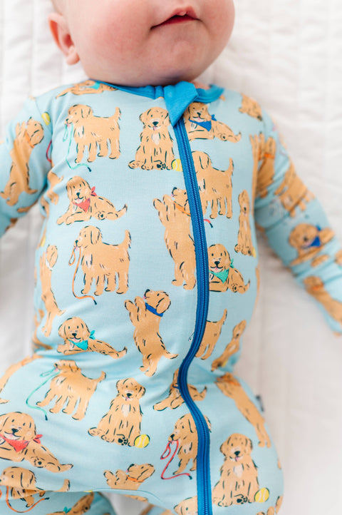 Goldendoodle Bamboo Footsie