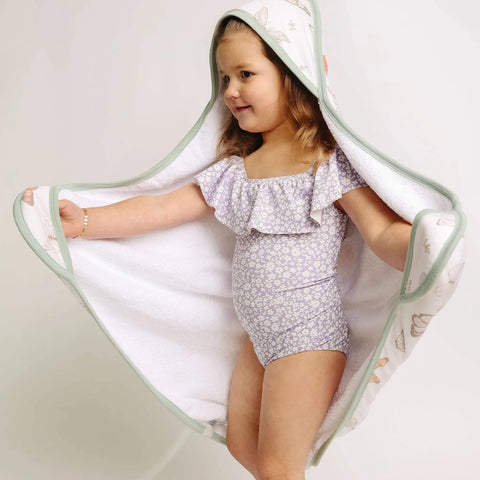 Premium Baby Knit Hooded Towel - Luna