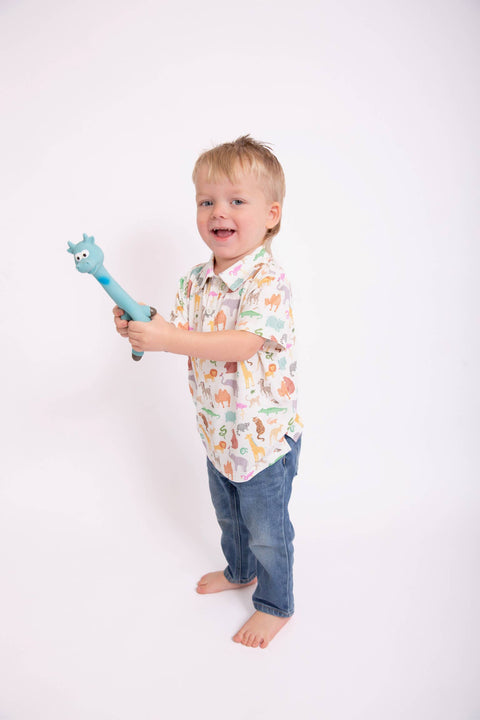 Zoo Crew Bamboo Short Sleeve Polo Shirt for Boys
