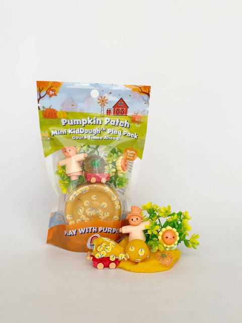 Pumpkin Patch Mini KidDough Play Pack | Kettle Corn Scented