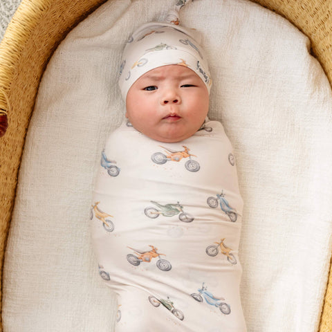 Knit Swaddle Blanket - Ryder