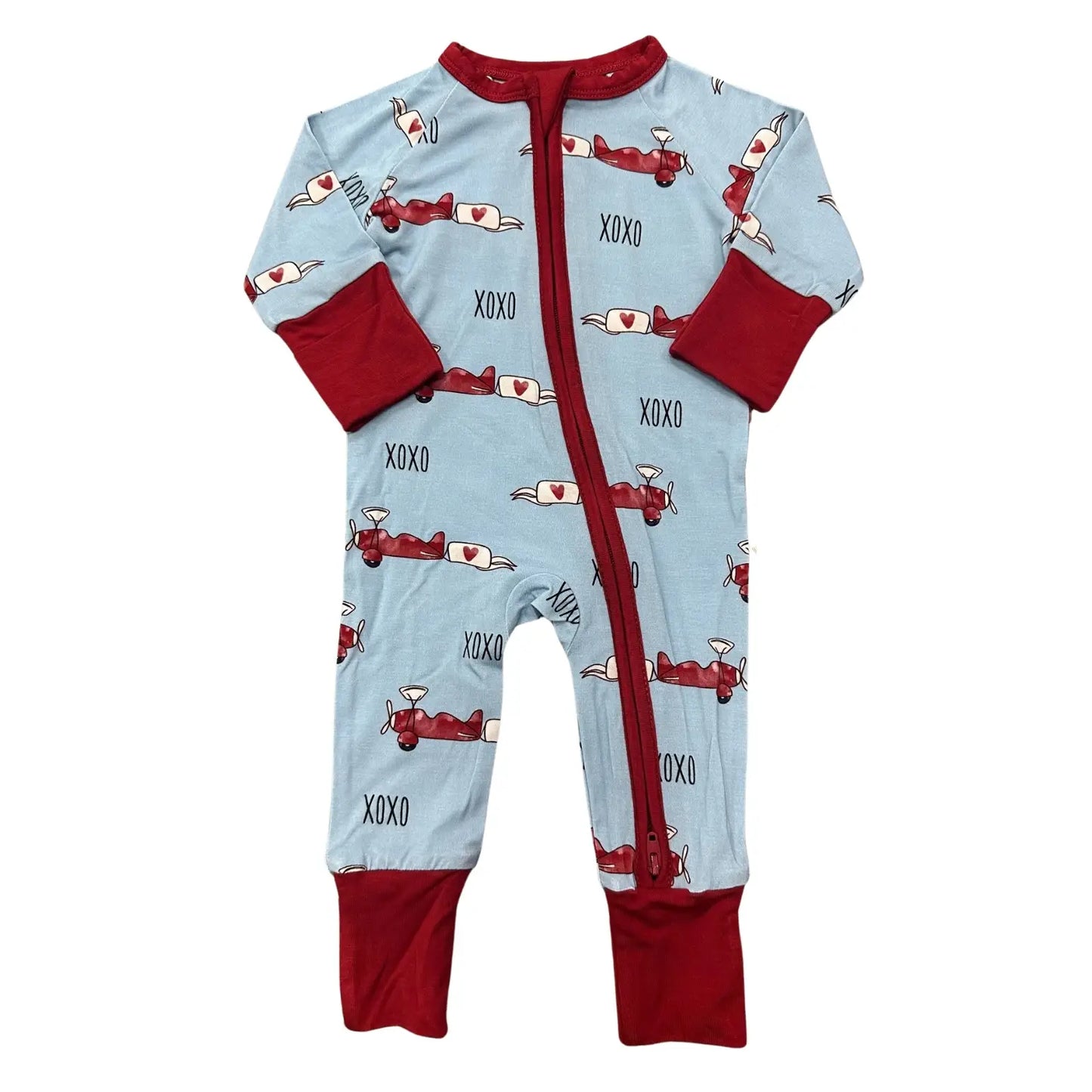 Valentine Planes Bamboo Pajama