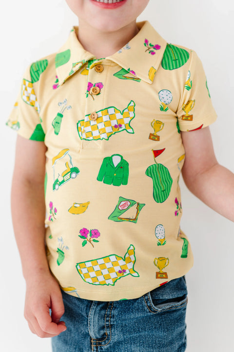 Golf Masters Inspired Polo Shirt
