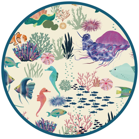 Coral Reef Girls One Piece Swimsuit