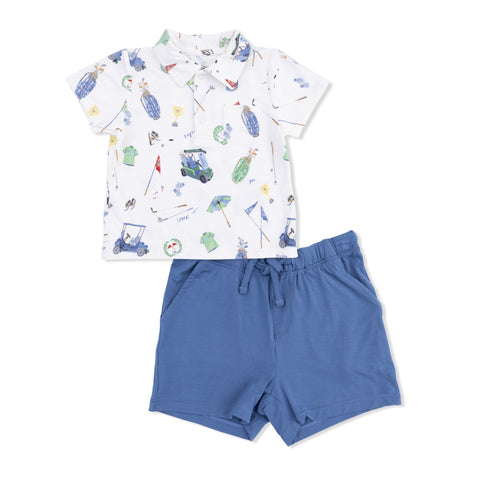 Polo with Casual Short - Golf Things