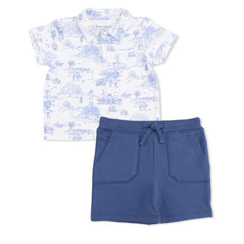 Polo with Everyday Short - Golf Toile