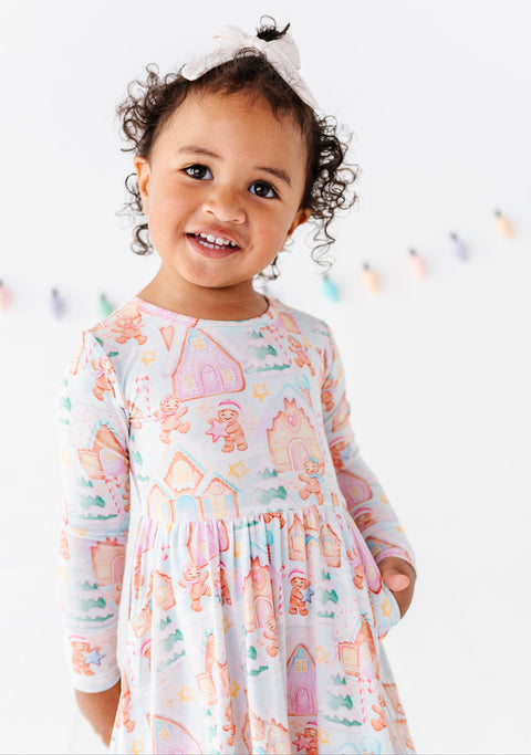 Gingerbread Lane Bamboo Dress for Girls