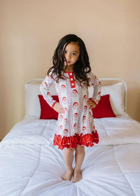 Nightgown in Vintage Santa