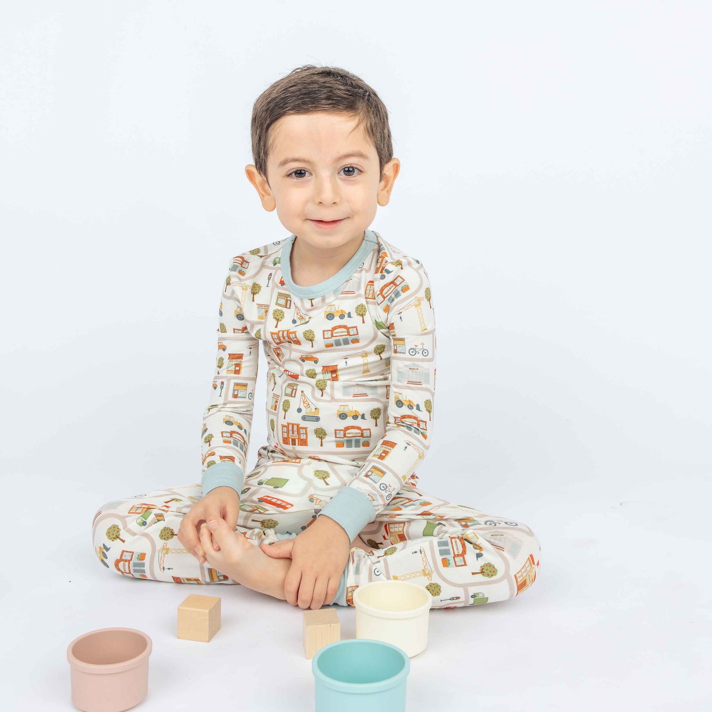 Let's Go City Kids Bamboo Pajama