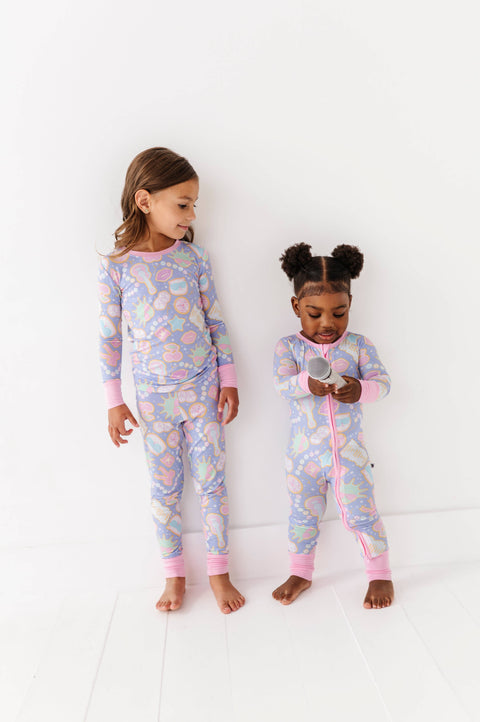 Lavender Haze Bamboo Kids Pajamas