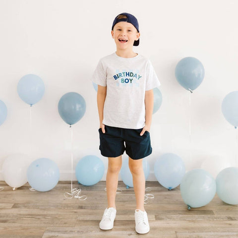 Birthday Boy Checker Short Sleeve T-Shirt