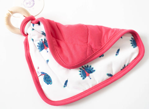 Sprig Quilted Lovey | Peacock