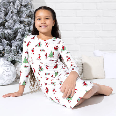 Long Sleeve Bamboo Dress - The Elf on the Shelf