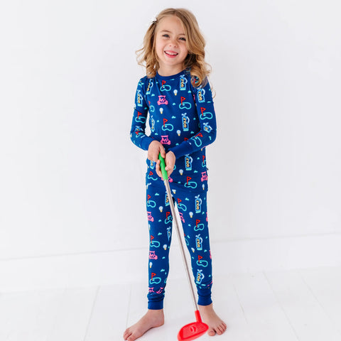 Neon Golf Kids Pajama