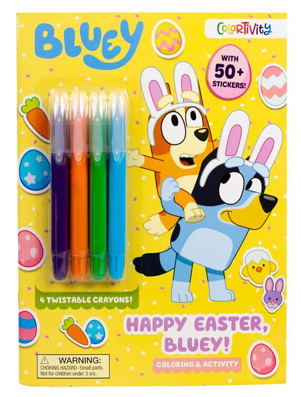 Bluey Colortivity: Happy Easter Bluey Activity Book