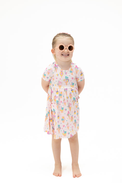 Twirly Dress with Cartwheel Short - Ice Cream Fun Crew