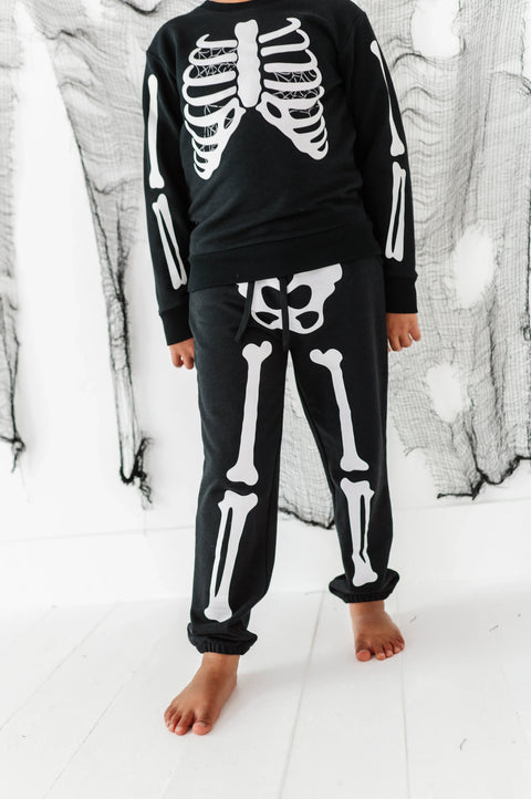 Bones Glow In The Dark Jogger Set