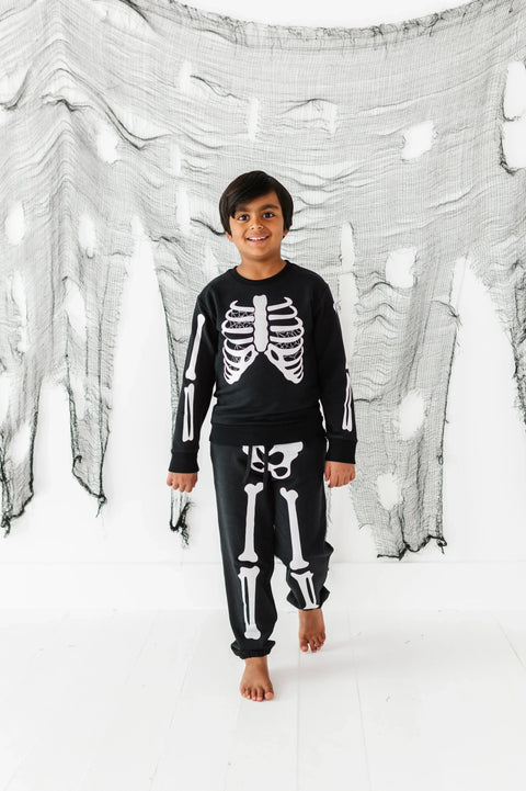 Bones Glow In The Dark Jogger Set