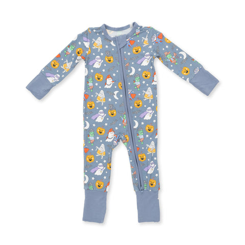 Convertible Romper - Halloween Monster Dress Up Blue