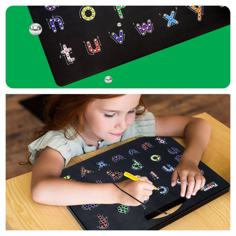 PicassoTiles Double-Sided Magnetic Drawing Tablet Pad