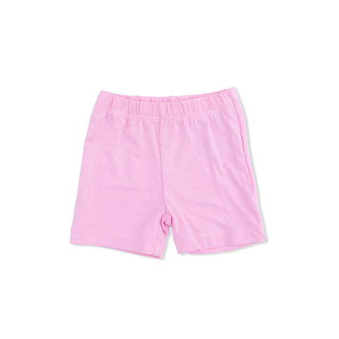 Peplum Tank Top and Bike Short - Soccer Balls Playing Soccer Pink