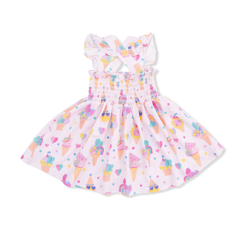 Smocked Top with Bloomer - Ice Cream Fun Crew