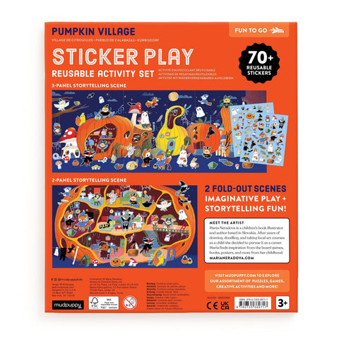 Sticker Play Reusable Activity Set - Pumpkin Village